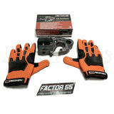 Factor 55 Gray UltraHook Winch Hook & ARB Gloves kit For Up To 3/8" Winch Rope