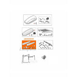 ROOF SKI CARRIER KIT GENUINE