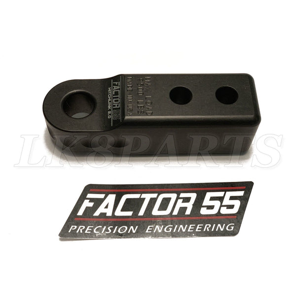 Factor 55 00020-01 Black Aluminum HitchLink 2.0 Shackle Mount for 2