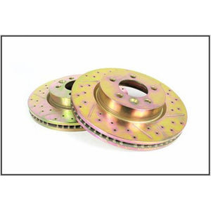 FRONT BRAKE ROTOR DISC SET x2