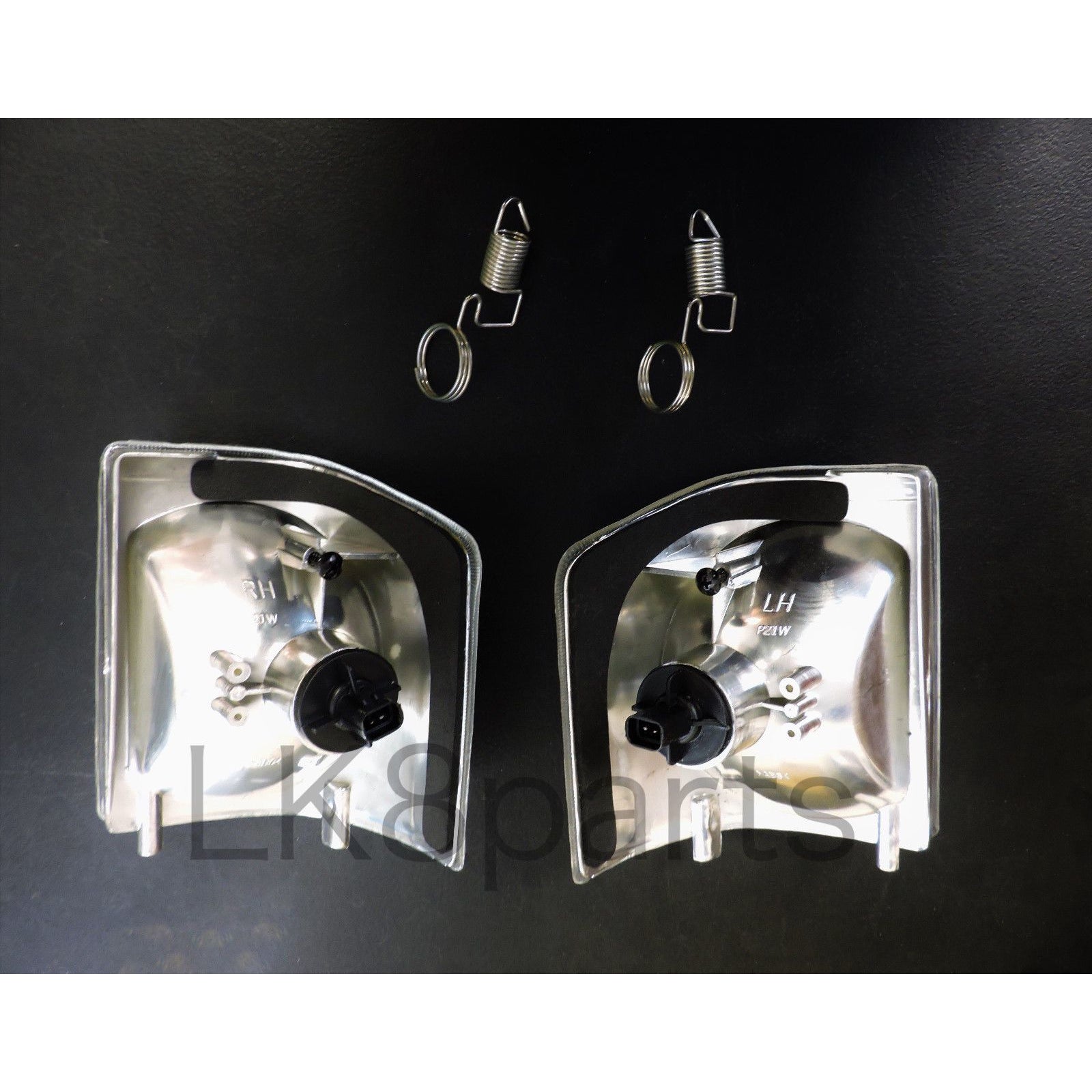 WHITE CLEAR FRONT INDICATOR LAMP LIGHT SET – Lucky8 Off Road