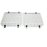 Galvanized Front Mesh Light Guards /Cage SET