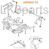 FRONT SWAY STABILIZER LINK SET x2