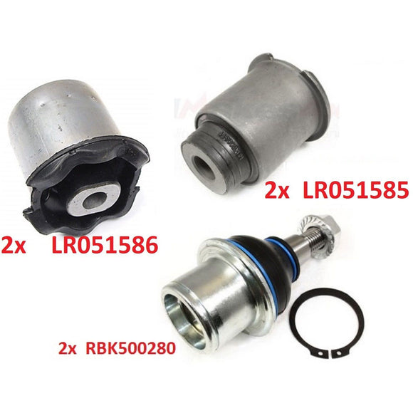 FRONT SUSPENSION LOWER ARM BUSH & BALL JOINT SET