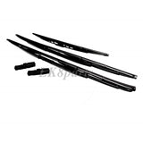 FRONT+ REAR WIPER BLADE SET & CLIPS