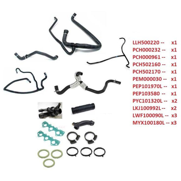 Complete Coolant Hose and Thermostat Kit