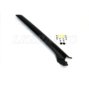 FRONT RH WINDSCREEN PILLAR FINISHER TRIM BLACK WITH CLIPS