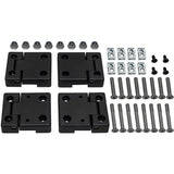 Front & Second Row Door Hinge Kit - Anodized Black