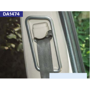 FRONT SAFETY BELT FRAME TRIM PAIR