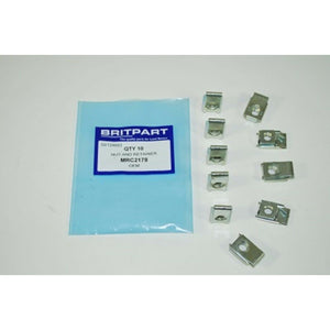 DOOR HINGE NUT AND RETAINER SET OF 10