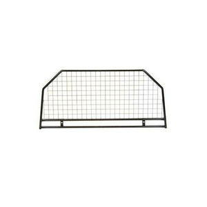 Defender 90 with Bulkhead Half Height Grey Mesh Dog Guard