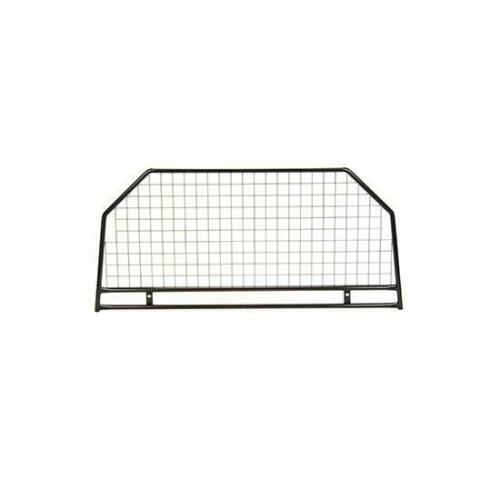 Defender 90 with Bulkhead Half Height Grey Mesh Dog Guard