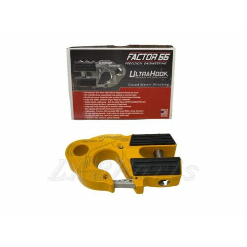 Factor 55 Yellow UltraHook Winch Hook For Up To 3/8
