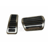 Genuine Stainless Steel Pedal Pad Covers Set