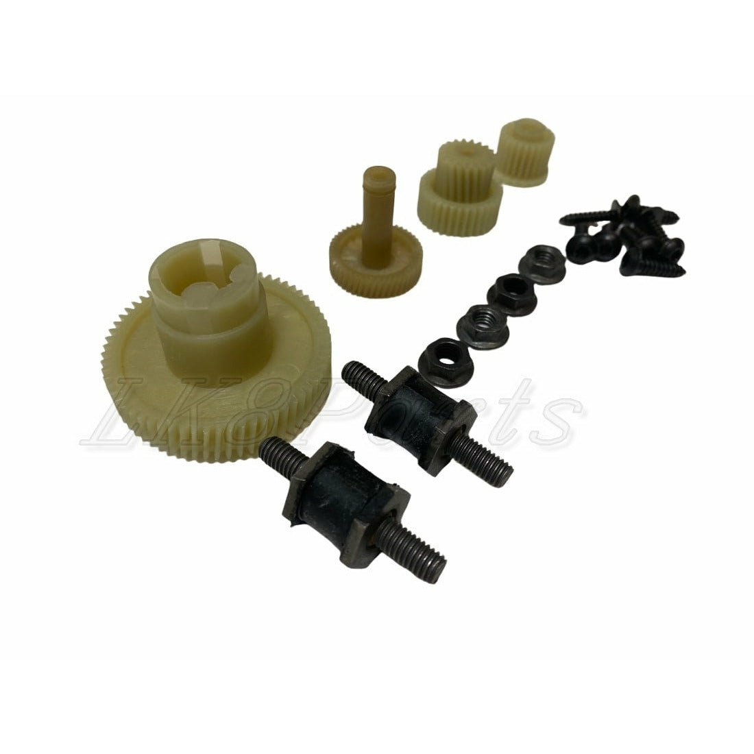 Bigg Red Rear Parking Brake Shoe Fitting Kit - Compatible With Land Rover Freelander 2006 To 2014