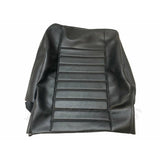 Seat Cover Black Vinyl Front Back