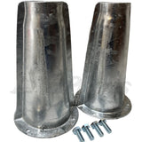 Defender/D1/RRC Galvanized Front Shock Turrets